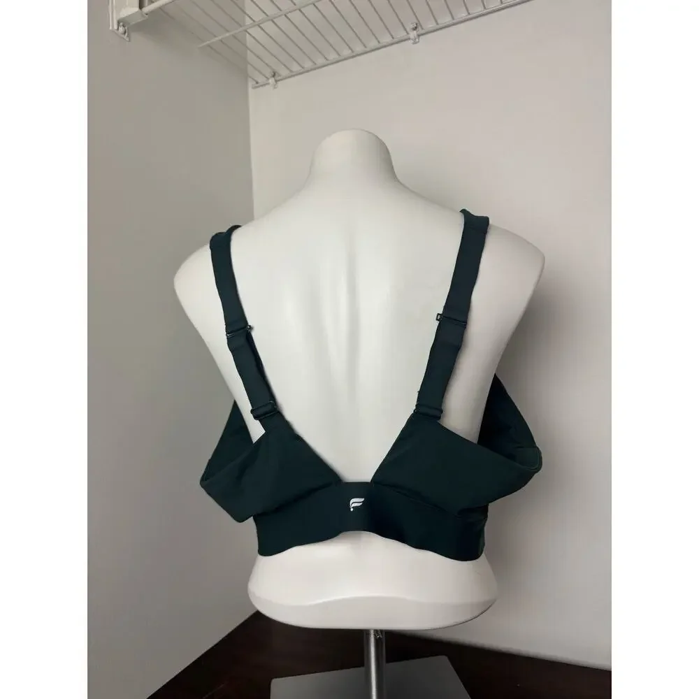 Fabletics Sports Bra Medium Impact Green 2X NWOT - Picture 6 of 6